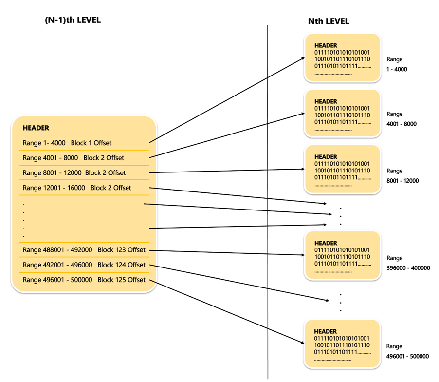 (N-1)th Level and Nth Level
